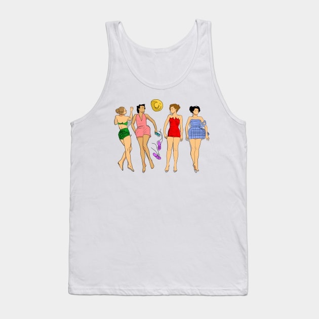 SUNTAN Tank Top by MAYRAREINART